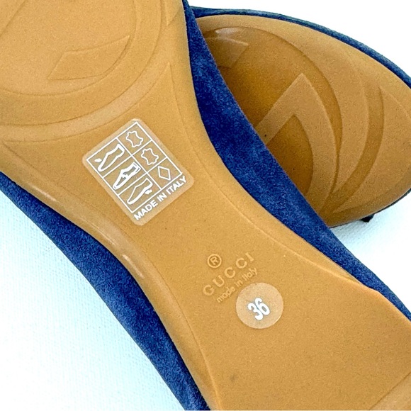 Gucci Bamboo Suede Flats (Size 6.5) - Picture 4 of 6